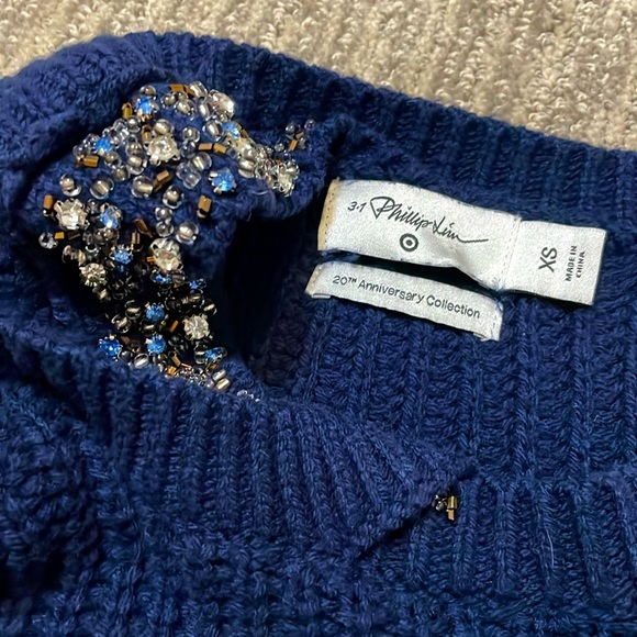 3.1 Phillip Lim 20th Anniversary sweater navy blue - Picture 7 of 13